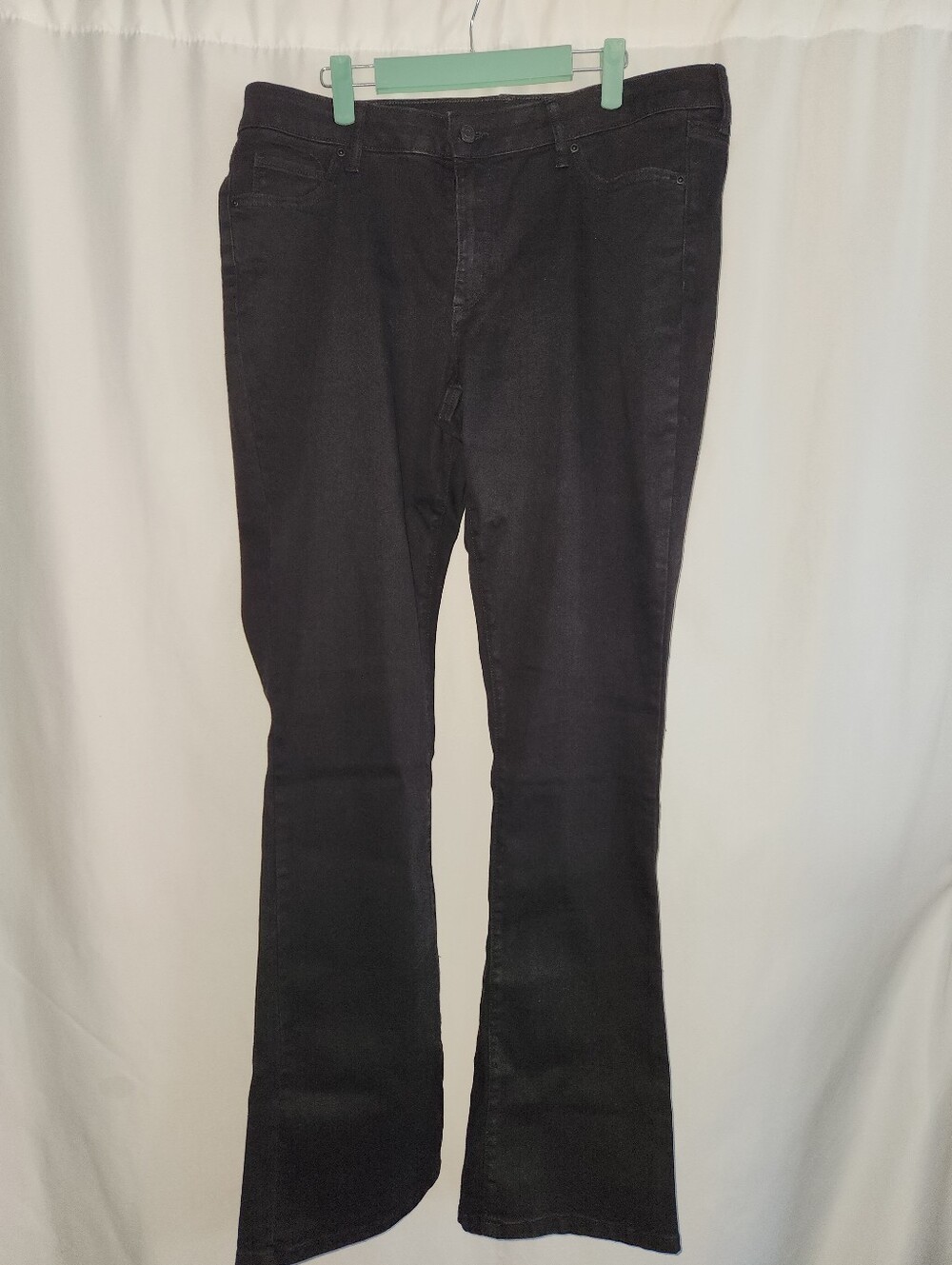 Sonoma Black Bootcut Jeans Size 18L #durable #extended inseam #everyday #casual